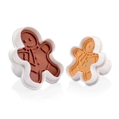 Tescoma DELÍCIA gingerbread man cookie cutters, set of 2, plastic, dishwasher safe