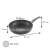 Tescoma MANICO ROSSO Wok 28 cm, Antihaft, roter Griff, graue Farbe, Abmessungen