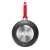 Tescoma MANICO ROSSO Wok 28 cm, Antihaft, roter Griff, graue Farbe, Unteransicht