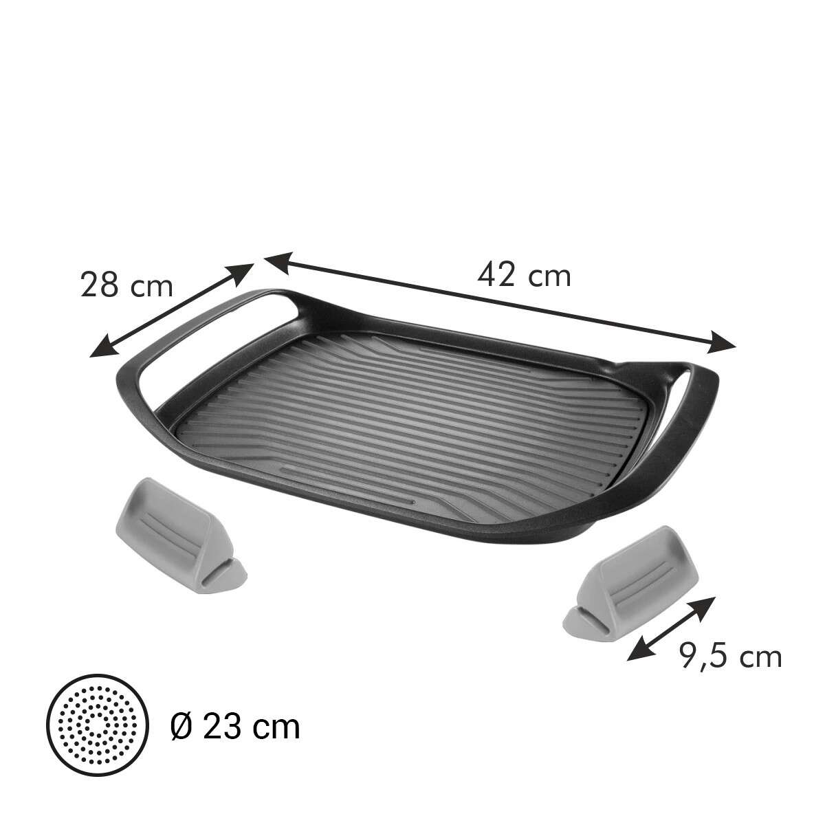 Tescoma SmartCLICK grill serpenyő 42 x 28 cm