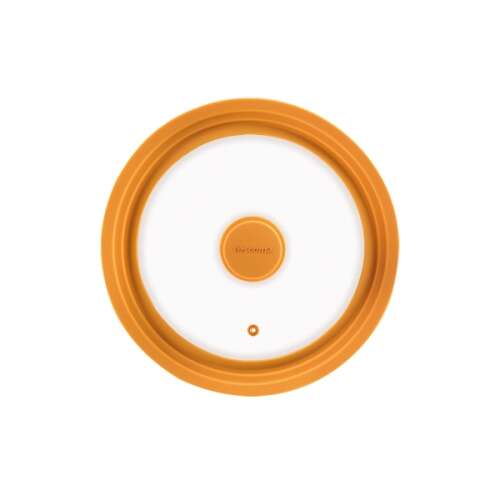 Tescoma UNICOVER lid for pots and pans, 24, 26, 28 cm, orange silicone rim