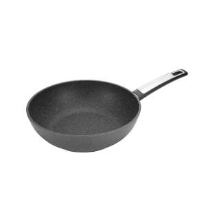 Tescoma i-PREMIUM Stone Wok, 28 cm, neljepljivi, sivi, ručka od nehrđajućeg čelika - Tescoma