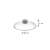 UNICOVER 28 cm glass lid with silicone knob, dimensions