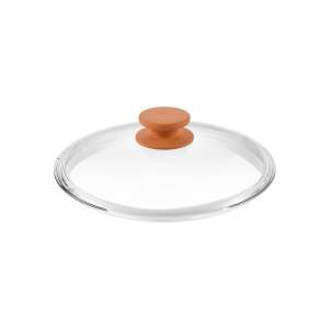 UNICOVER 24 cm glass lid with silicone knob for pots and pans - Pot Lid