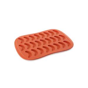 Tescoma DELÍCIA SiliconPRIME vanilla crescent cookie baking mold, 27x39cm, orange silicone - Baking Mold