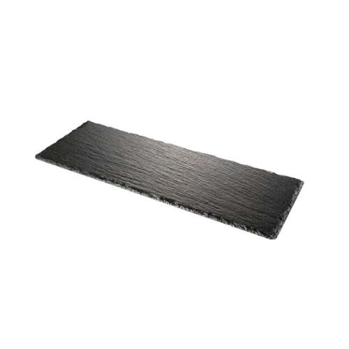 Tescoma GrandCHEF 40 x 14 cm Serviertablett, schwarze Schiefer-Servierplatte