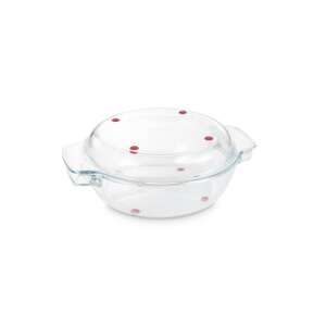 Tescoma GrandCHEF 32 cm kerek üveg sütőedény fedővel - Tescoma