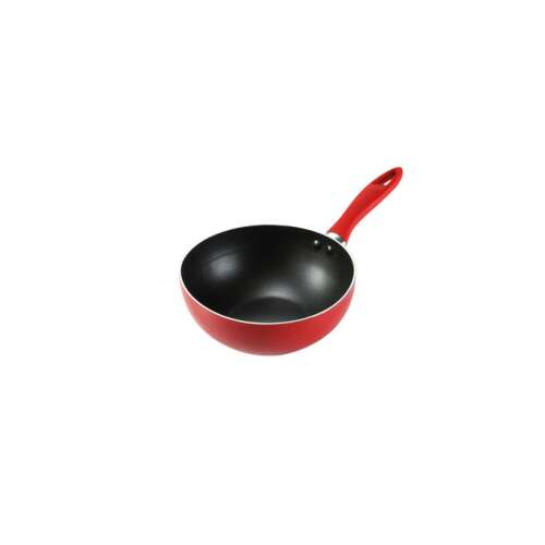 Tescoma PRESTO MINI wok, 16 cm, piros, tapadásmentes, nyéllel