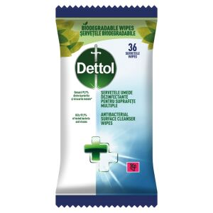 Dettol antibakteriális nedves Törlőkendő 36db 126940422
