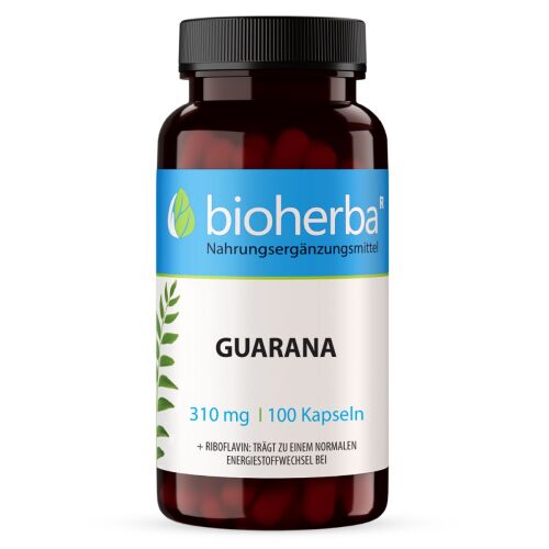 Guarana 310 mg – 100 kapszula – Bioherba 180612566 - Étrendkiegészítő