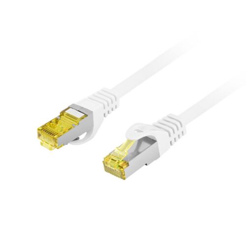 LANBERG Patchcord CAT.6A S/FTP LSZH CU 15m fehér Fluke Passed 180631839 - Patch kábel