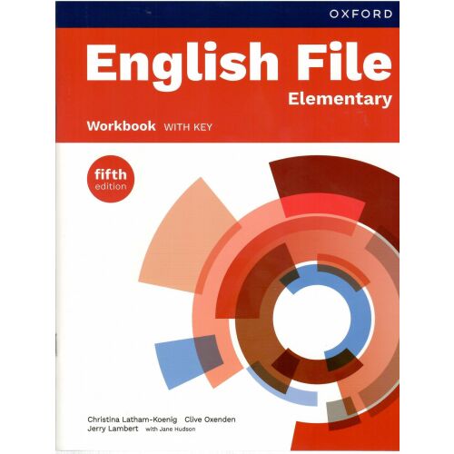 English File 5. kiadás elemi munkafüzet megoldókulccsal, Oxford angol nyelvkönyv kezdőknek - Nyelvkönyv és szótár