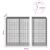vidaXL Gabion 3,5 mm Dróttal és 5x5 cm Rácsos 1000x100x200 cm 180670821