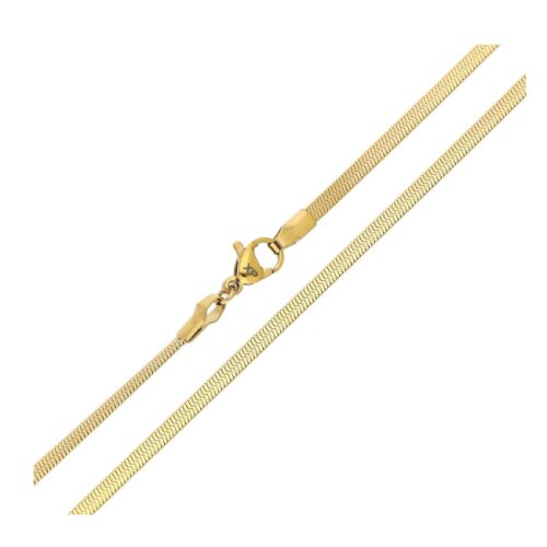 Xuping prémium antiallergén aranyozott kígyólánc nyaklánc, 60 cm hosszú, elegáns divatékszer 