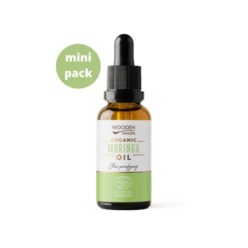 Wooden Spoon organikus moringa olaj, bio 10ml mini kiszerelés arc és test bőrápolására - Bőrápolás