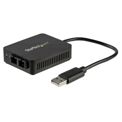 StarTech.com US100A20FXSC, Vezetékes, USB, Rost, 1000 Mbit/s, Fekete 180681378 - Műszaki cikk és elektronika