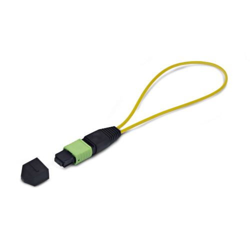 StarTech.com LOOPBACKMTP12OS2SMF, Optikai kábelteszter, MPO/MTP, Loopback tesztelés, Fekete, Zöld, Sárga, Akrilnitril-butadiénsztirol (ABS), Single-mode 180683421 - Számítógép és kiegészítő