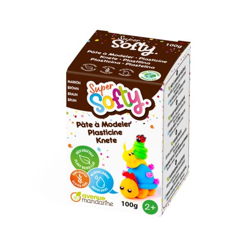 Szuper-puha tömeg 100g Barna 180685380 - Gyurma