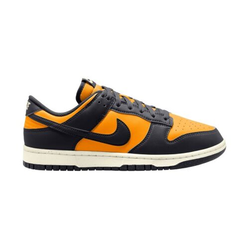 Nike Dunk Low Retro BTTYS férfi sportcipő, narancssárga és fekete, oldalnézet fehér háttéren - Divat és öltözködés