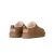 Pár UGG Classic Micro női belebújós sportcipő barna velúrból UGG logóval, hátulsó ferde nézet