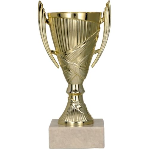 Triumph Cup műanyag arany 9082/G, elegáns arany színű műanyag serleg márvány talppal, díjátadó ünnepségekre és elismerésekre - Művészet és hobbi
