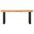 vidaXL tömör mangófa és acél pad 110 cm 180698311