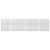 vidaXL Gabion 3,5 mm Dróttal és 5x5 cm Rácsos 800x10x200 cm 180704867