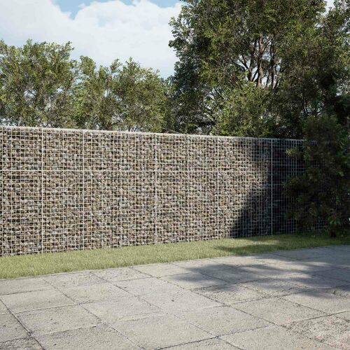 vidaXL Gabion 5 mm Dróttal és 5x5 cm Rácsos 950x10x150 cm 180707967 - Kerítéselem