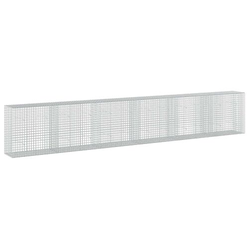 vidaXL Gabion 5 mm Dróttal és 5x5 cm Rácsos 600x50x100 cm 180708281 - Kerítéselem