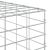 vidaXL Gabion 3,5 mm dróttal és 5x10 cm-es hálóval 1200x10x100 cm 180710843