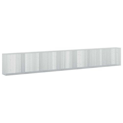 vidaXL Gabion 3,5 mm Dróttal és 5x2,5 cm Rácsos 700x50x100 cm 180711352 - Kerítéselem