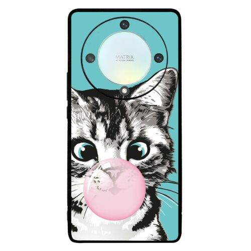 Bubble Cat - cica mintás - Honor Magic 5 Lite szilikon tok 180730325 