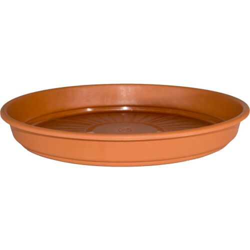 Matt csészealj peremmel 25cm TERRACOTTA 180777053 - Virágalátét