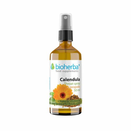 Bioherba körömvirág- és propoliszkivonatos torokspray – 50 ml 180793103 - Köhögés és megfázás elleni készítmény