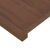 vidaXL Lépcsőfok 8 db 100 x 30 x 2 cm Sötét Barna Tömör Tölgyfa 180796983