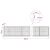 vidaXL Gabion 5 mm Dróttal és 5x5 cm Rácsos 650x20x50 cm 180797271