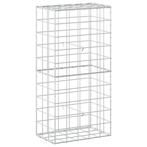 vidaXL Gabion 5 mm Dróttal és 10x10 cm Rácsos 50x30x100 cm 180801363 - Kerítéselem