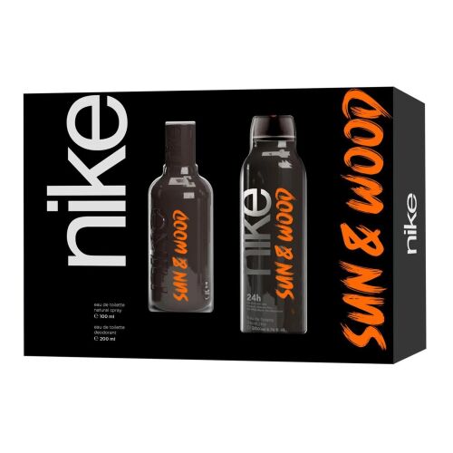 Nike Sun & Wood Eau De Toilette és Dezodor Spray Szett 200ml - Férfi parfüm szett