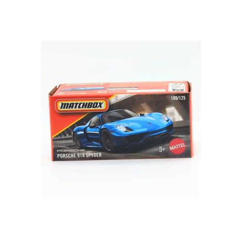 Porsche 918 Spider Matchbox modell kék D 180829419 - Játék