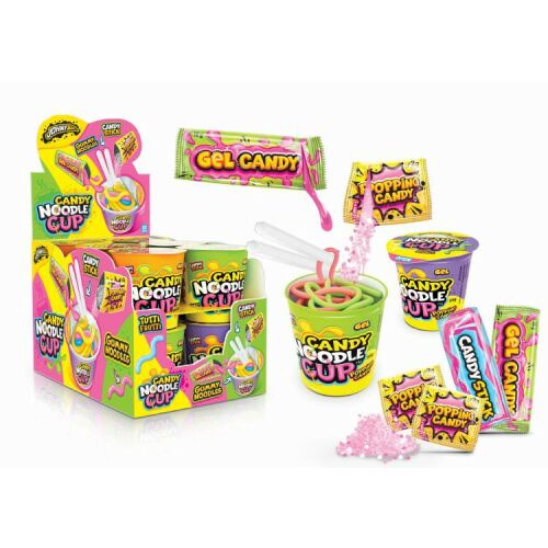 JOHNY BEE GUMICUKOR CANDY NOODLE CUP 65G 180845229 - Cukorka