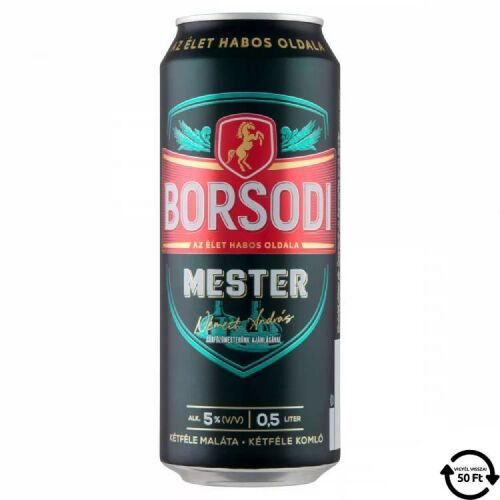 BORSODI MESTER SÖR DOBOZOS 5% DRS 500ML 180846249 - Sör