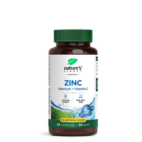 Cink + szelén + C-vitamin - cink 10 mg, szelén 122,5 µg, C-vitamin 250 mg - 30 kapszula 180865794 - Vitamin
