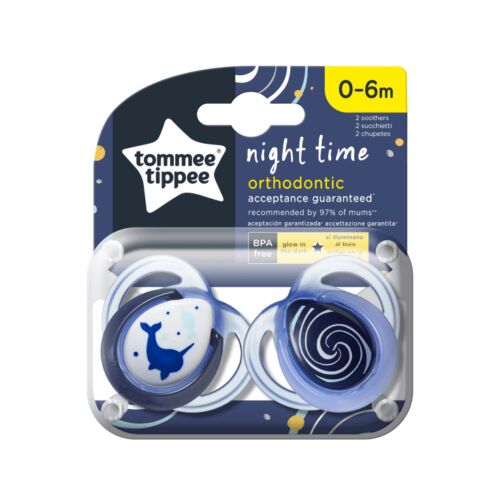 Tommee Tippee játszócumi CTN Night 2 db 0-6 hó * 180868831 - Cumi