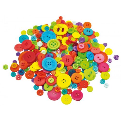 DIY GOMBOK MIX színméret Ø 9-45 mm 500 g 180876275 - Kreatív játék