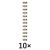 Sorkapocs 4–6mm2, fehér, 10 szt 180890610