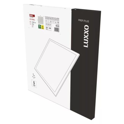 LED panel LUXXO 60 × 60 cm / 32 mm, 22 W, 3800 lm, sülly., semleges fehér, UGR 180891722 - LED panel