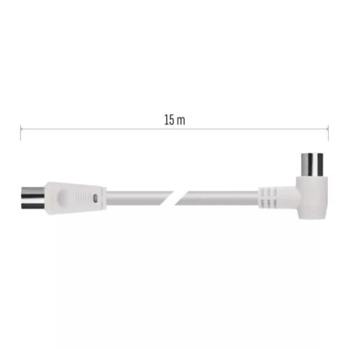 EMOS Antenna koax kábel 90° 15m 180899886 - Antenna kábel