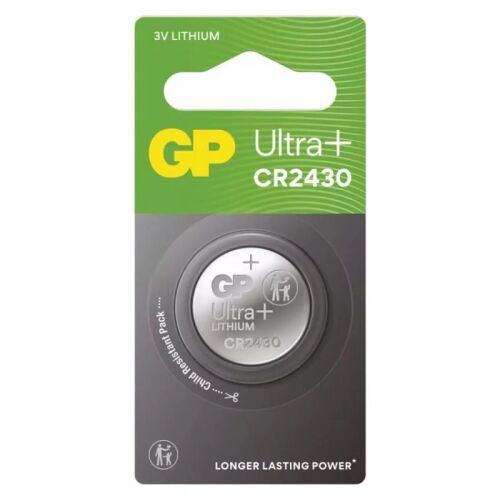 GP Ultra plus Lítium gombelem CR2430 1db/bliszter 180904861 - Elem