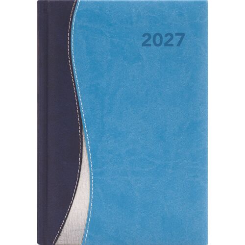 Dayliner 2027 agenda Dubai A5 napi kék-világoskék 180929865 - Irodaszer