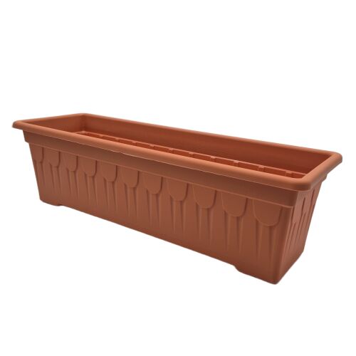 Balkonláda 40cm TERRACOTTA világosbarna Vodar 180955115 - Balkonláda